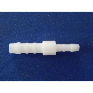 Schlauchverbinder Gerade reduziert 4 mm auf 3 mm POM Kunststoff