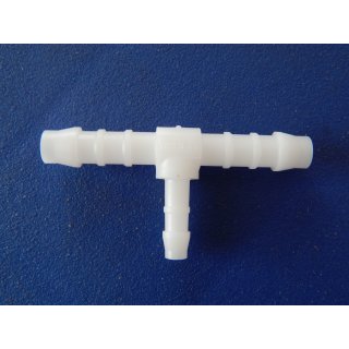 Schlauchverbinder T-St&uuml;ck reduziert 8/6/8 mm POM Kunststoff